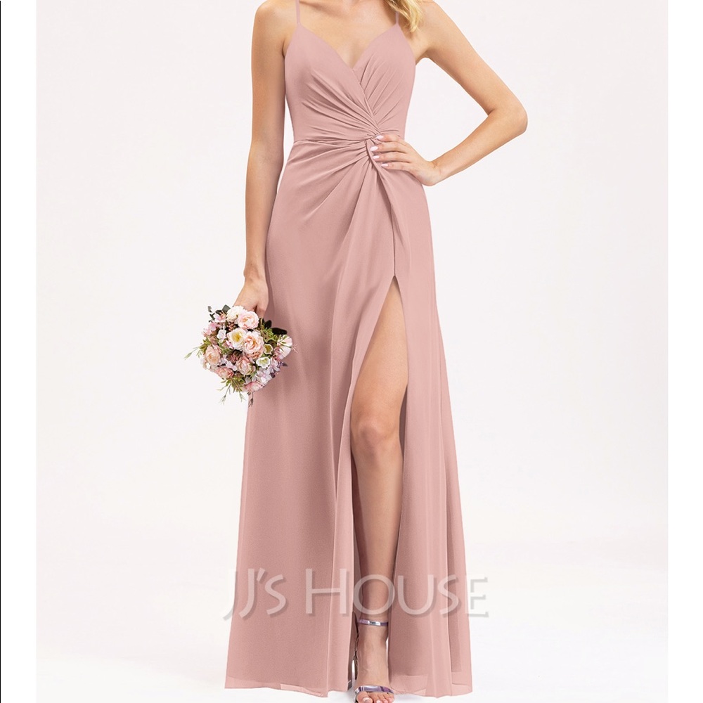 JJs House Dusty Rose Bridesmaid Dress/Gown — Size 12